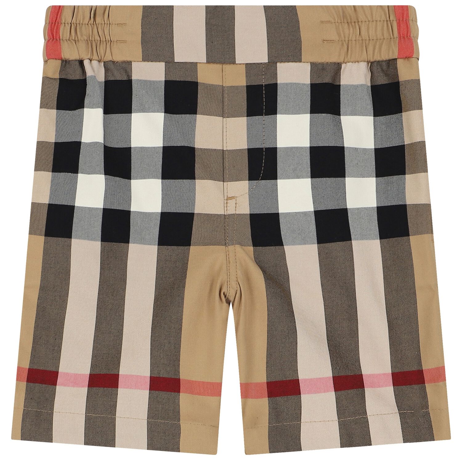 شورت أولاد كاروهات باللون البيج, 1, hi-res