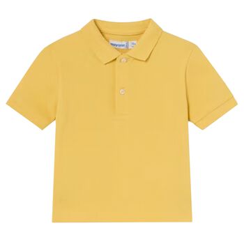 Younger Boys Yellow Polo Shirt