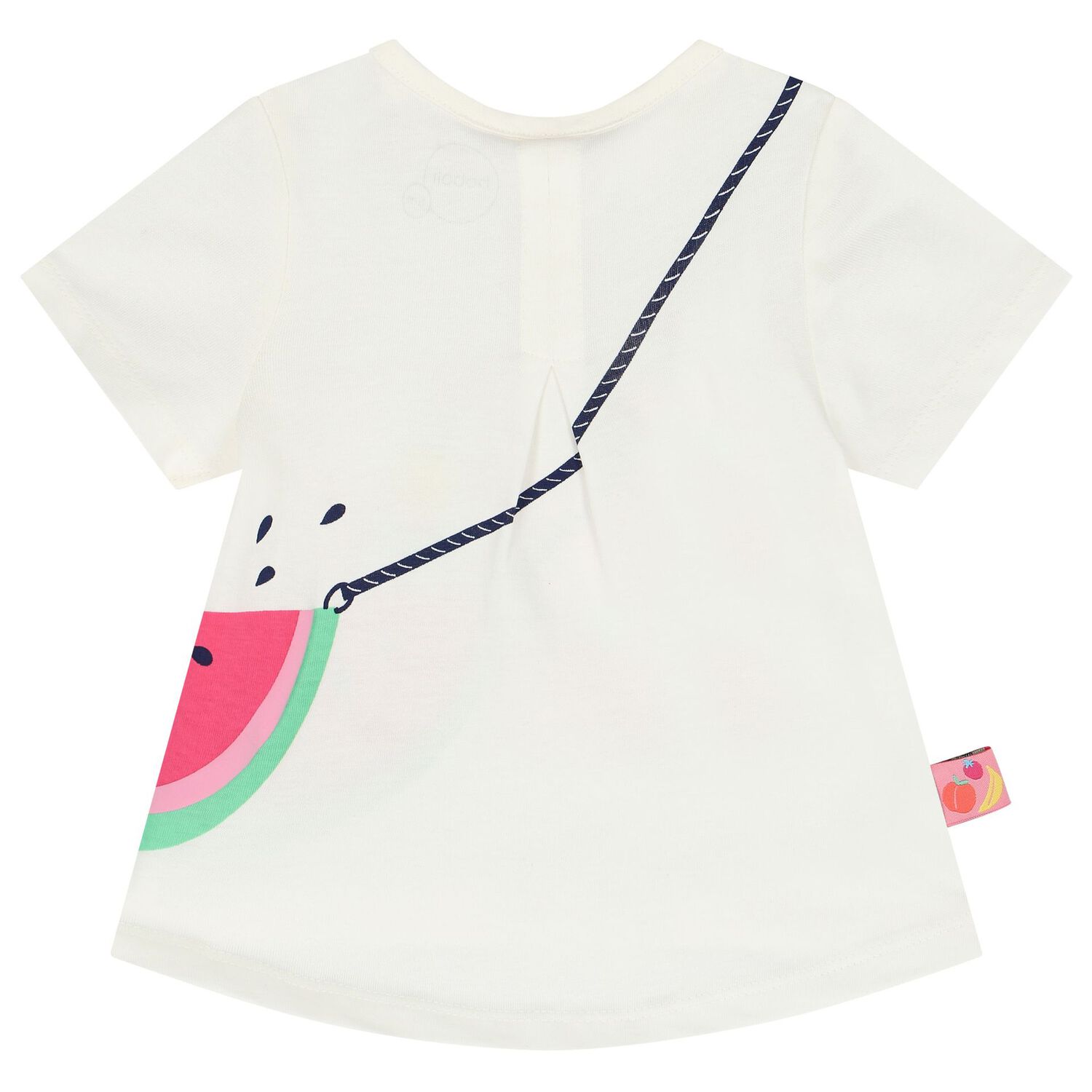 طقم ليغينز بنات بطبعة الفواكه باللون العاجى والوردى, 1, hi-res