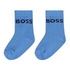 Baby Boys Multi-Colored Logo Socks ( 3-Pack ), 2, hi-res