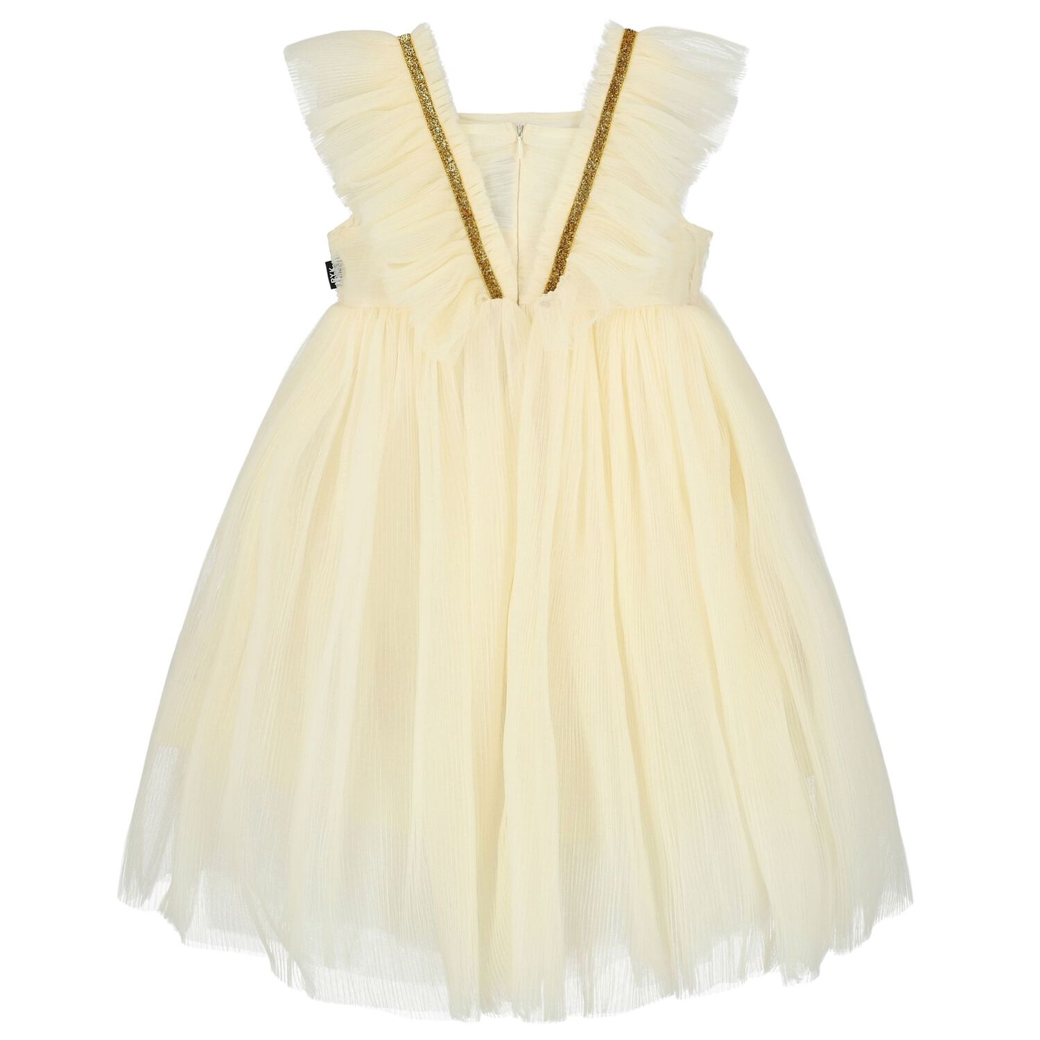 Girls Ivory Tulle Dress, 1, hi-res image number null