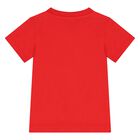 Younger Red Teddy Bear Logo T-Shirt, 3, hi-res
