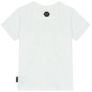 Boys White Logo T-Shirt