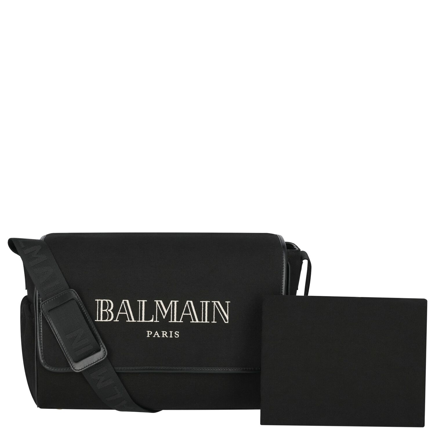 Black Logo Baby Changing Bag, 2, hi-res image number null