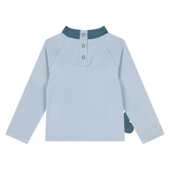 Younger Boys Blue Whale Rash Vest