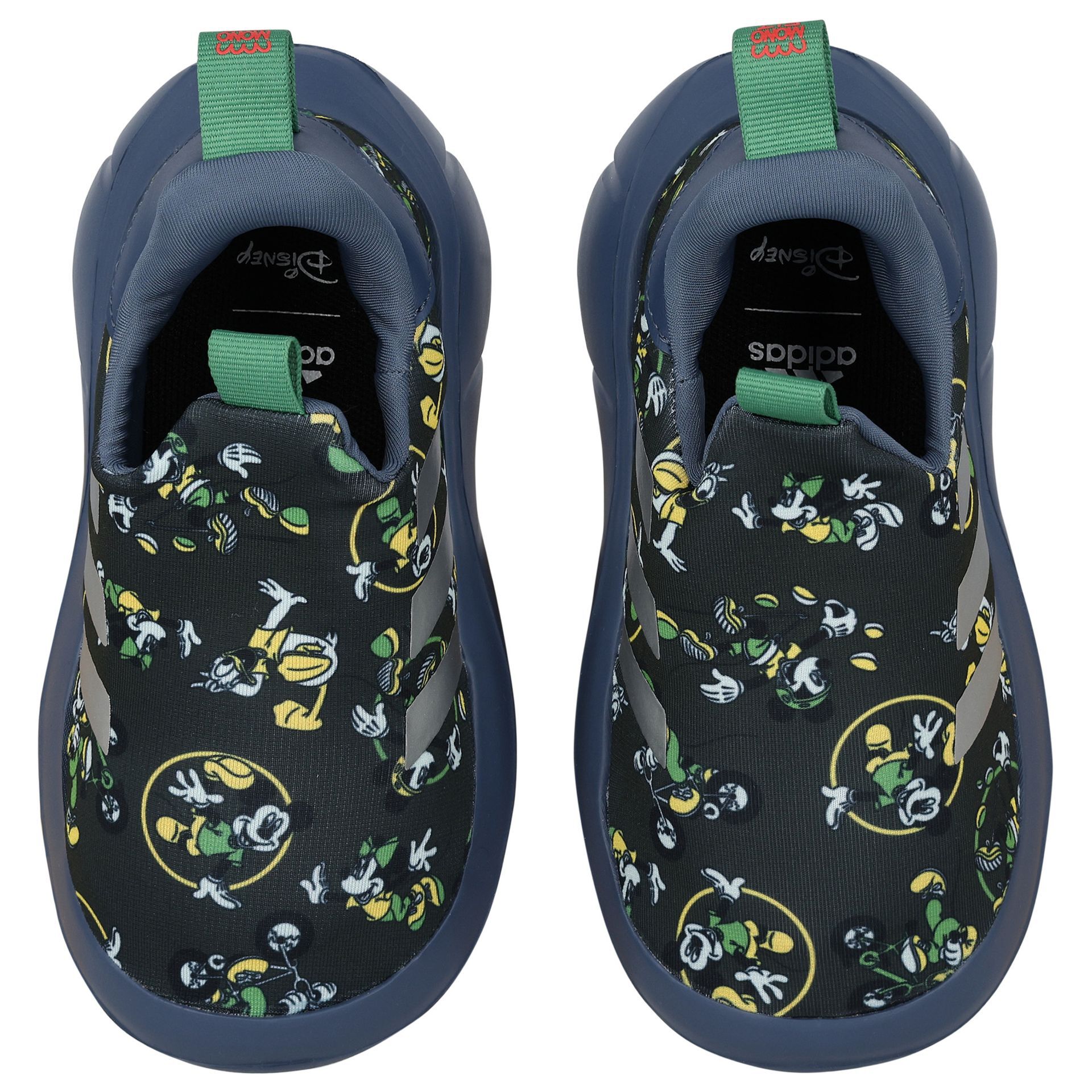Adidas Kids Grey Mickey Mouse Trainers Junior Couture