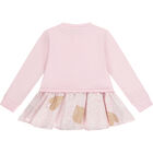 Girls Pink Bow Leggings Set, 1, hi-res