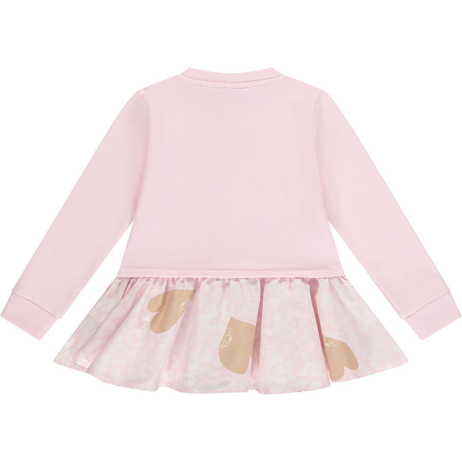 Girls Pink Bow Leggings Set, 1, hi-res