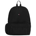 Black Logo Backpack, 1, hi-res