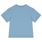 Blue Teddy Bear Logo T-Shirt, 8, hi-res