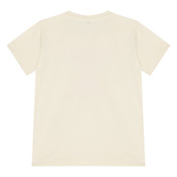 Younger Ivory Medusa Logo T-Shirt