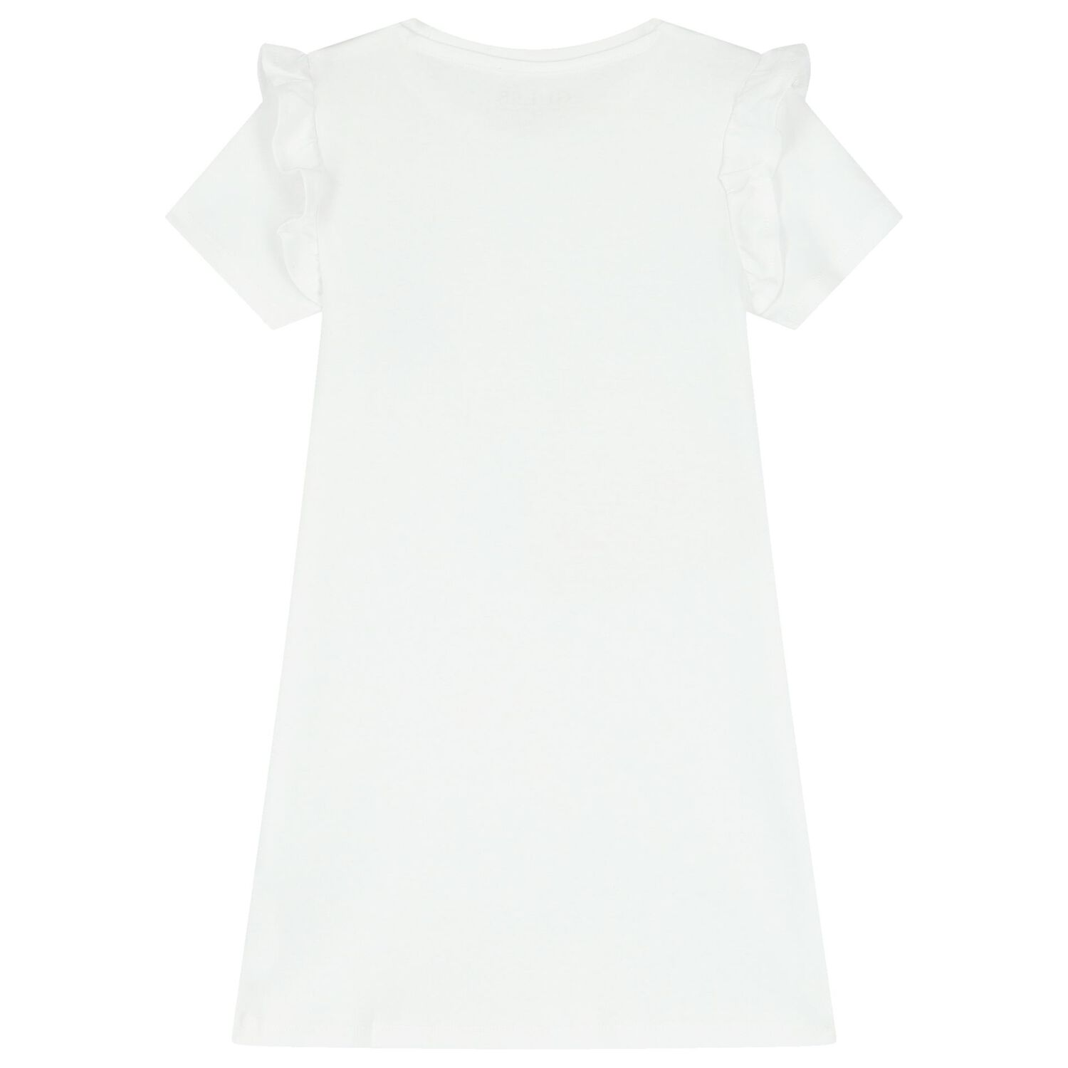 Girls White Logo Bag Dress, 1, hi-res image number null