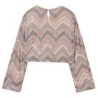 Girls Pink Sequins Long Sleeve Top, 1, hi-res