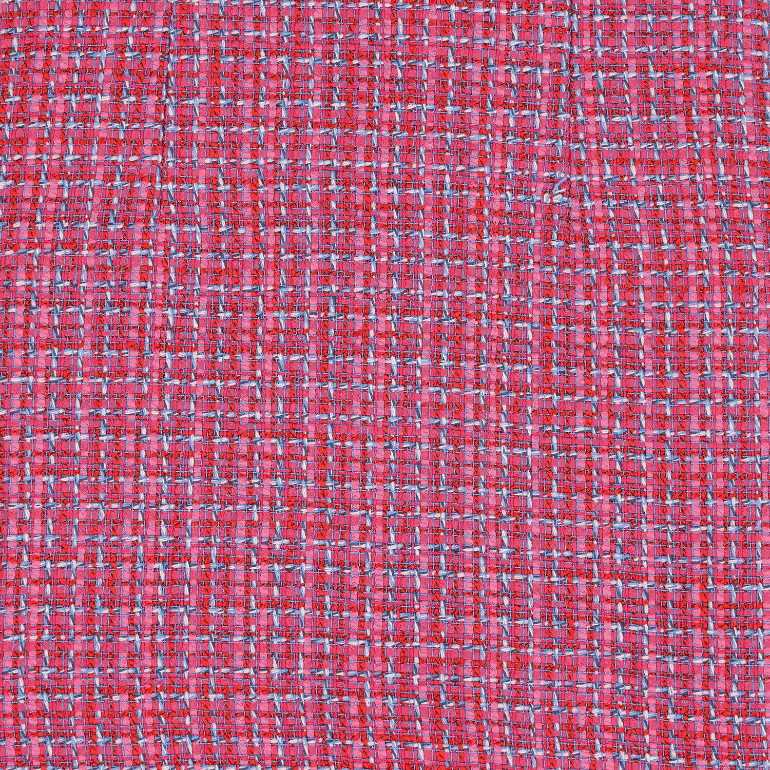 Girls Pink Tweed Diamante Dress, 1, hi-res