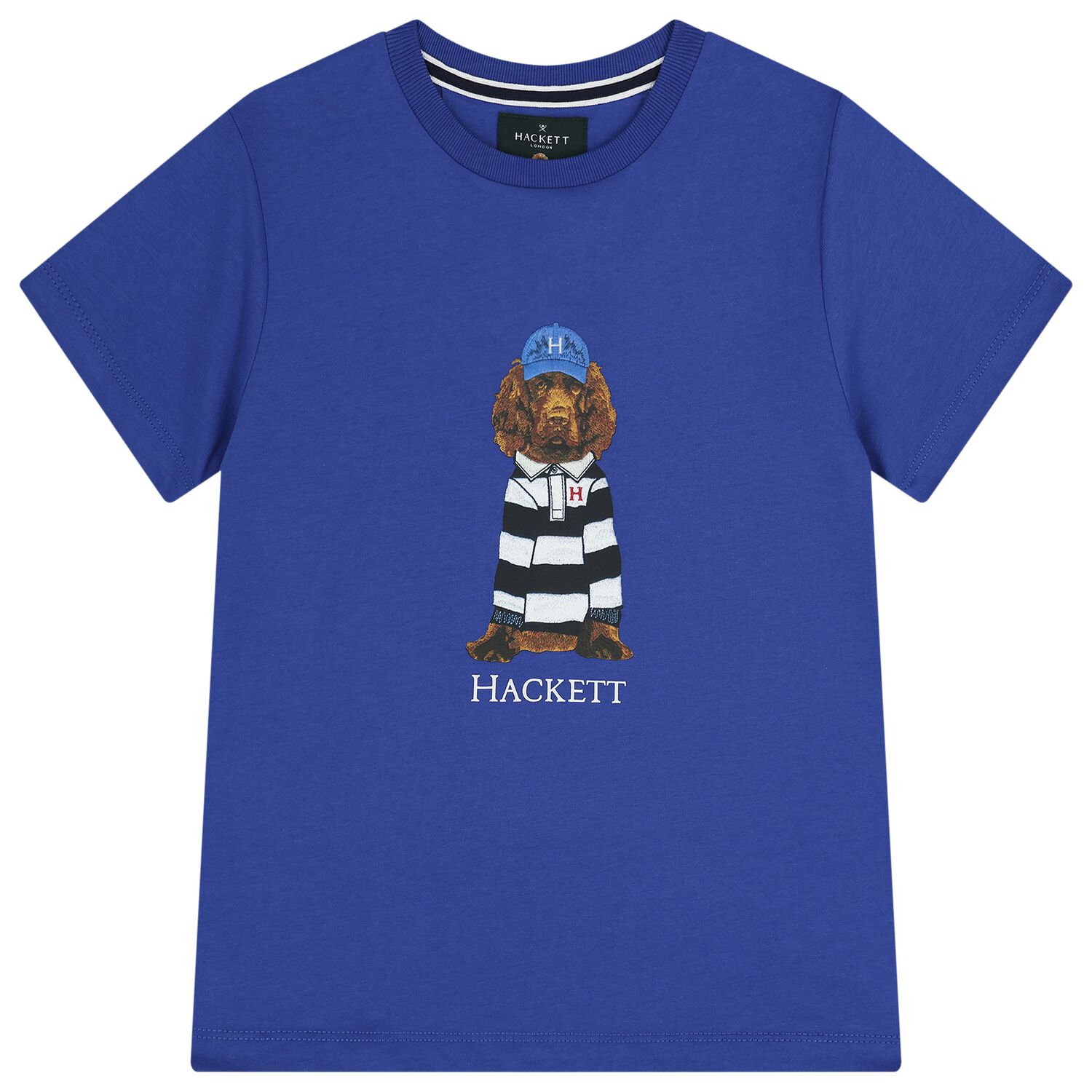 Boys Blue Dog Logo T-Shirt , 1, hi-res