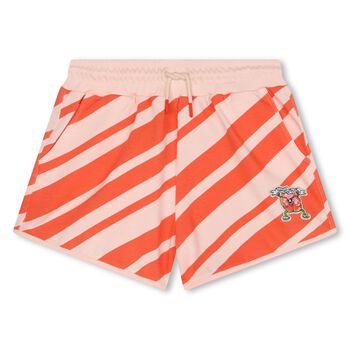 Girls Pink & Orange Shorts