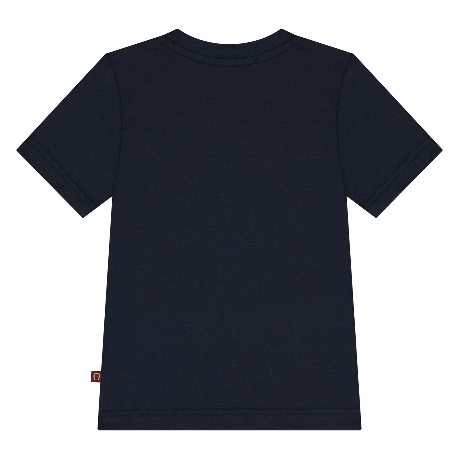 Younger Boys Navy Blue Logo T-Shirt, 2, hi-res image number null