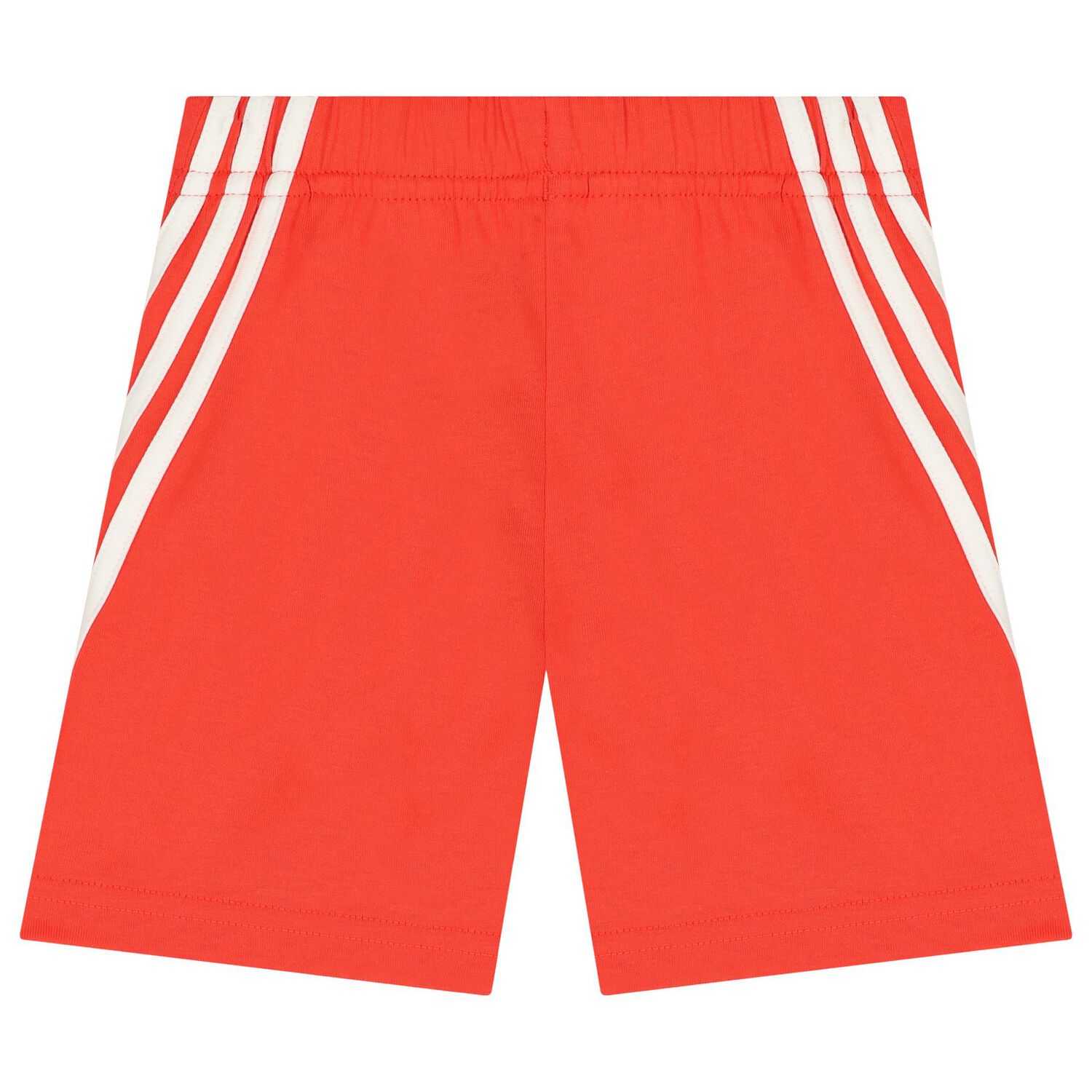 Ivory & Red Mickey Mouse Logo Shorts Set, 2, hi-res image number null