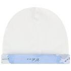 Baby Boys Ivory & Blue Geo Map Babygrow Gift Set, 1, hi-res