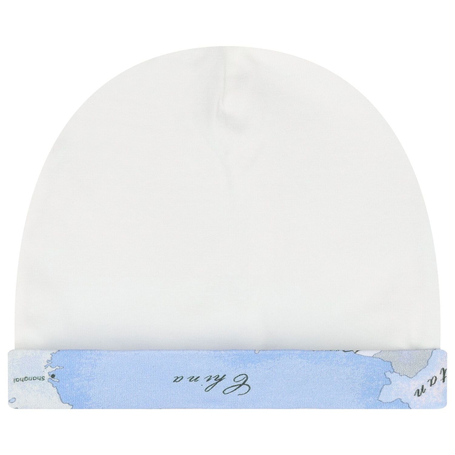 Baby Boys Ivory & Blue Geo Map Babygrow Gift Set, 1, hi-res