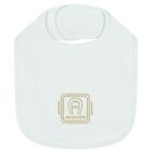 Baby Boys Blue & Gold Logo Bib, 3, hi-res