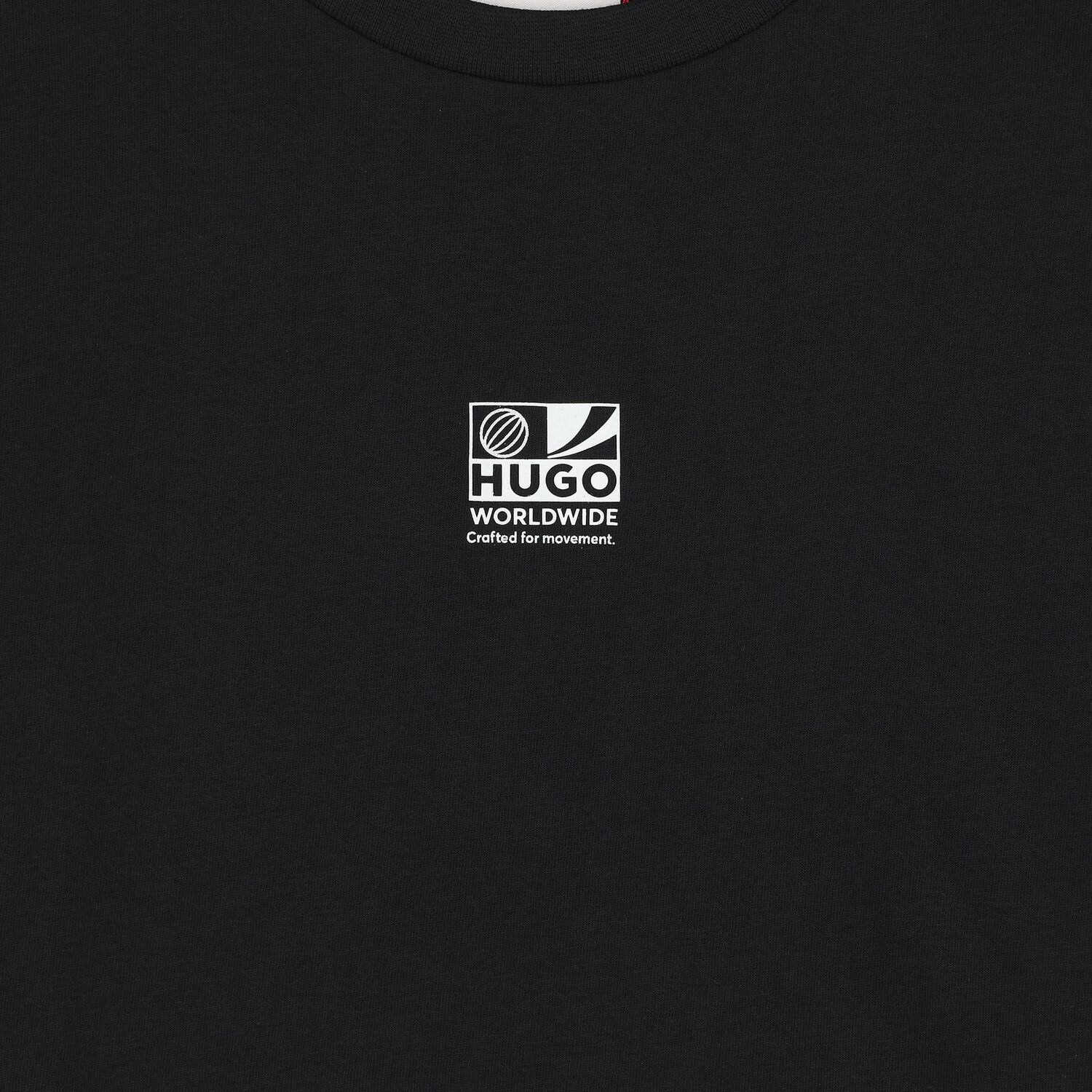 Boys Black Logo T-Shirt, 1, hi-res