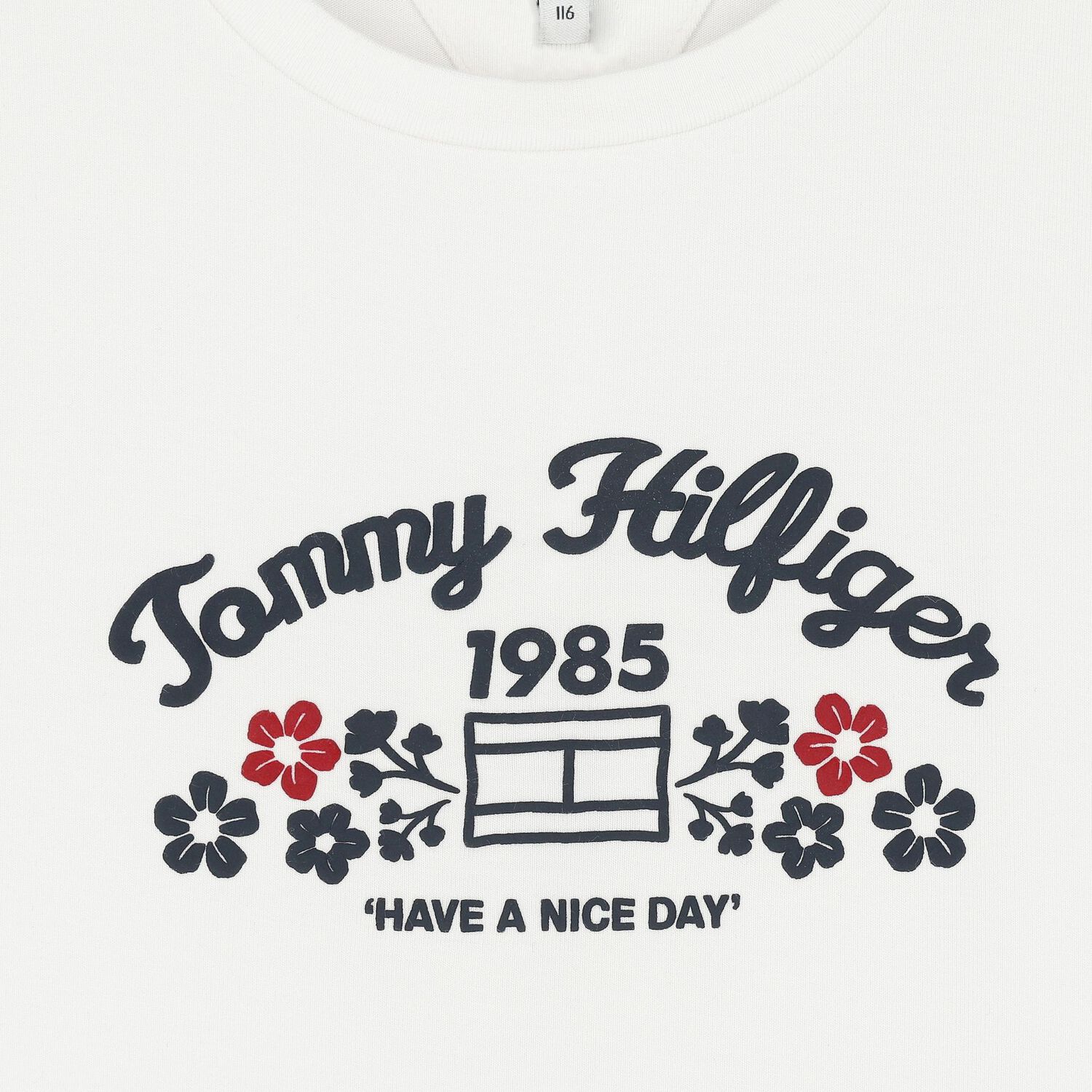 Girls White Logo T-Shirt, 1, hi-res