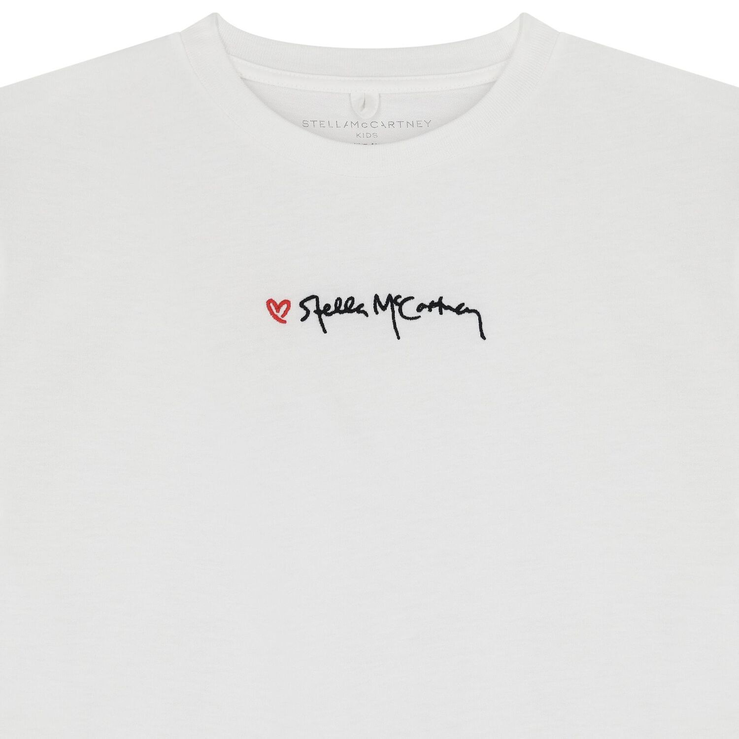 Girls White Logo T-Shirt, 1, hi-res