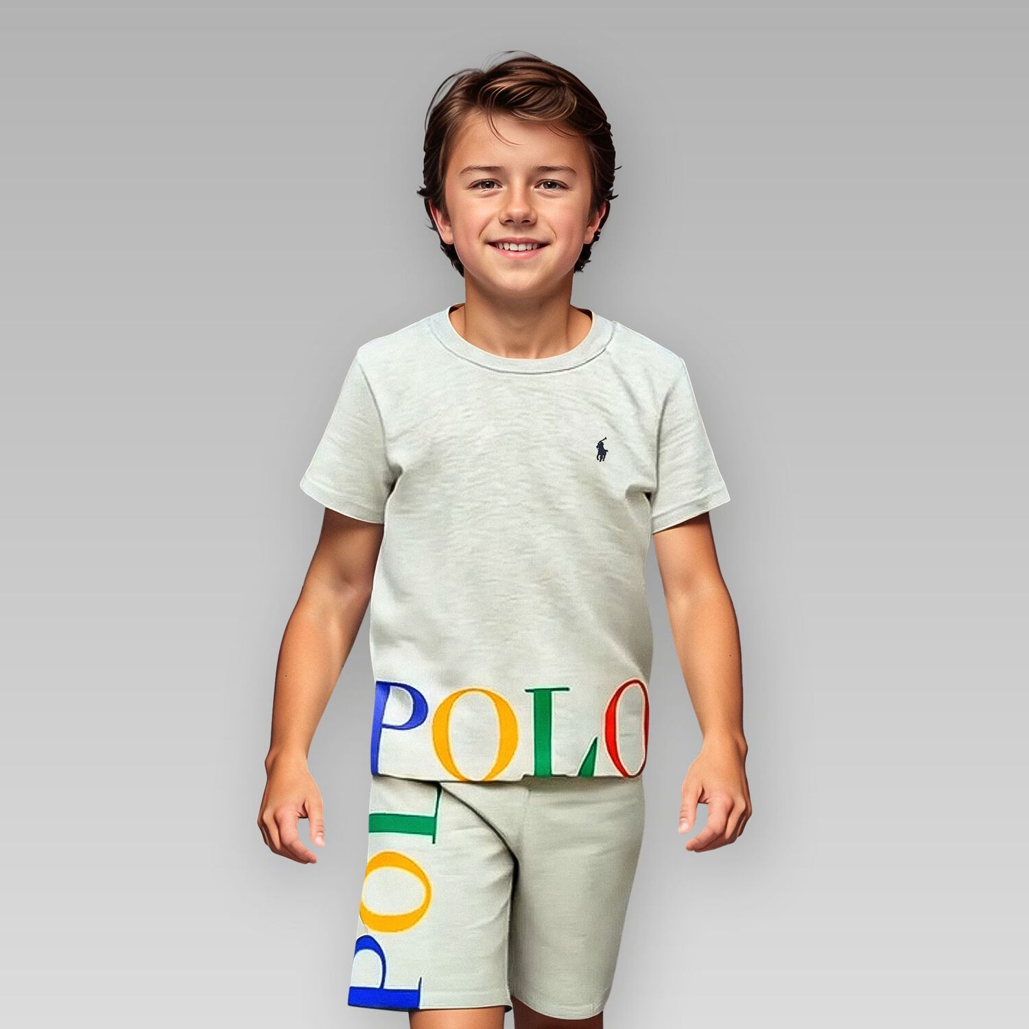 Boys Ivory Logo Pyjamas, 2, hi-res image number null
