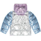 جاكيت بنات مبطن باللون الوردي والأزرق, 1, hi-res