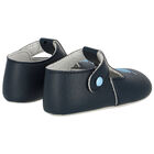 Baby Boys Navy Blue Pre Walker Shoes, 3, hi-res