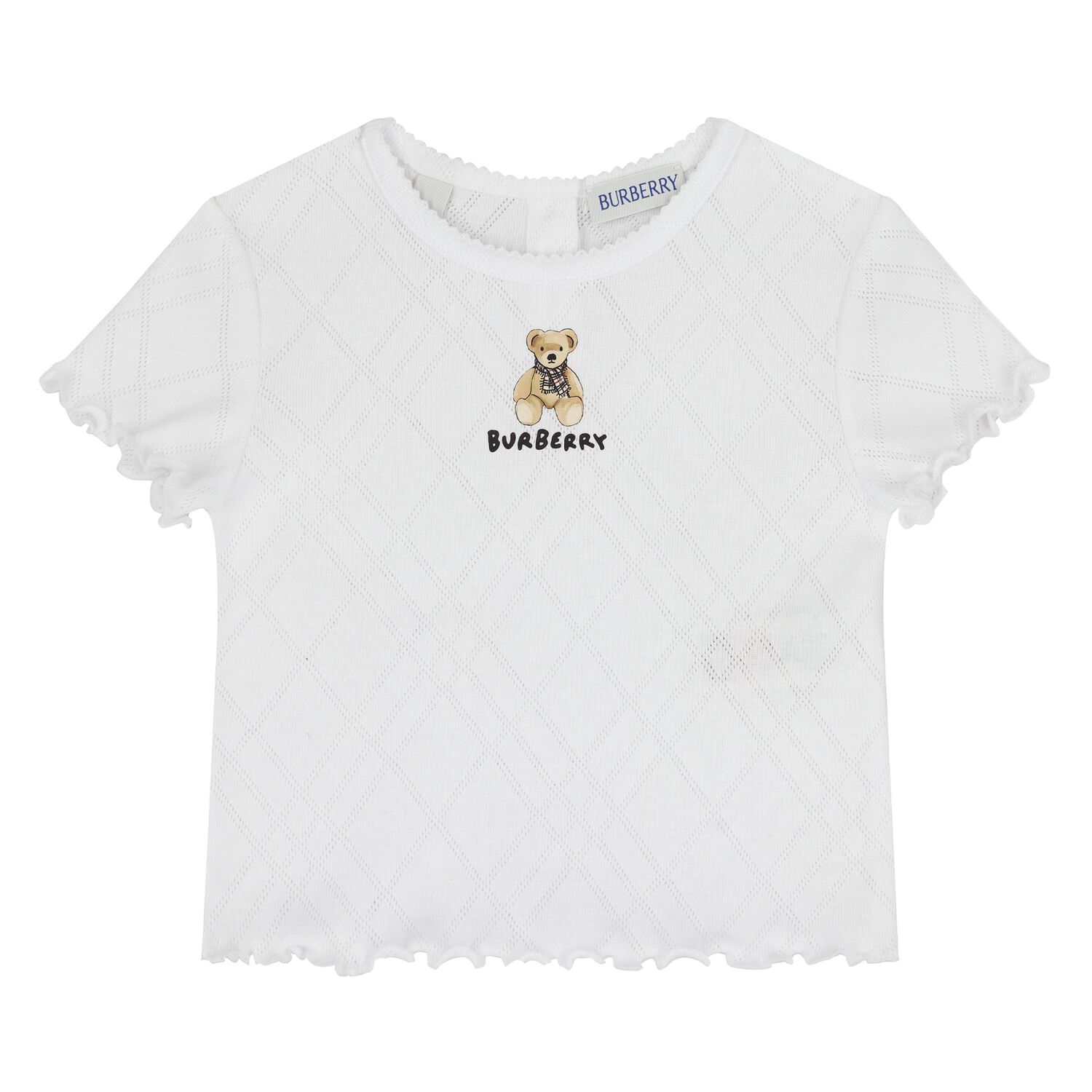 Younger Girls White Thomas Bear T-Shirt, 1, hi-res image number null