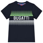 تيشيرت للأولاد بالشعار باللون الكحلي, 2, hi-res