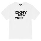 Boys White Logo T-Shirt, 1, hi-res