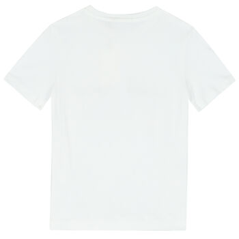 Boys White Logo T-Shirt