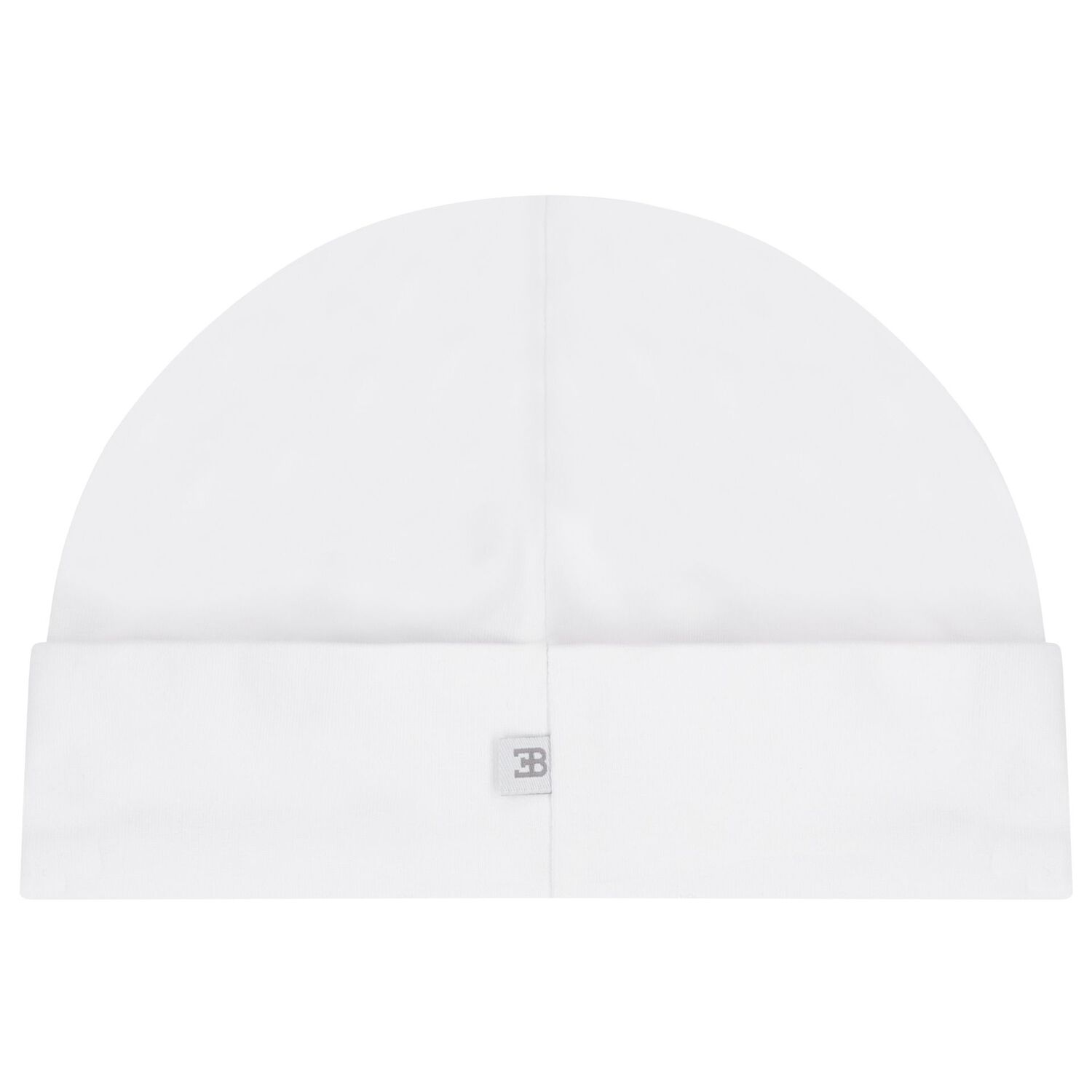 Baby Boys White Logo Hat, 1, hi-res