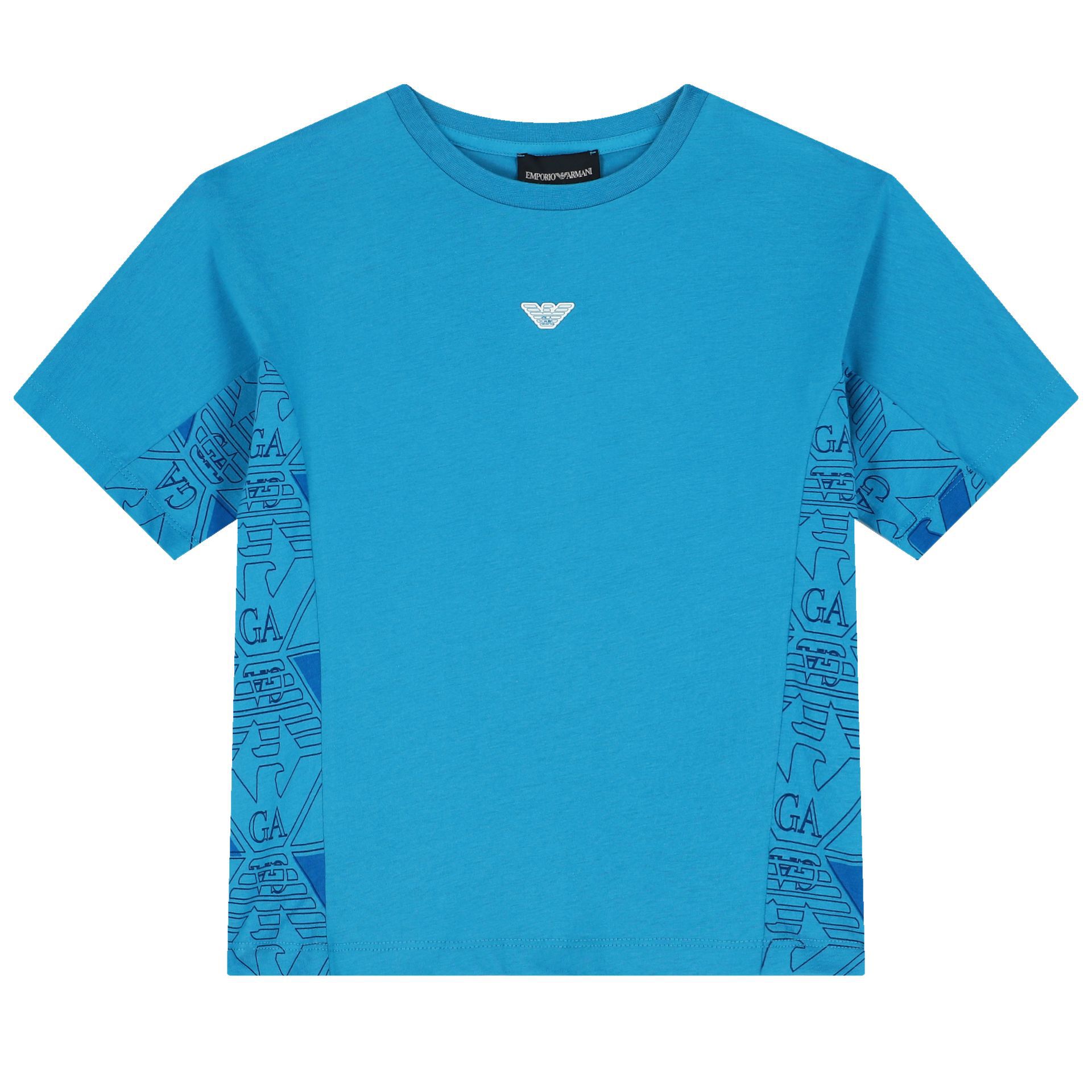 Emporio Armani Kids suited short set - Blue