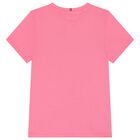 Girls Pink Logo T-Shirt, 1, hi-res