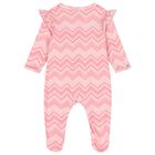 Baby Girls Pink Zig Zag Babygrow Gift Set, 1, hi-res