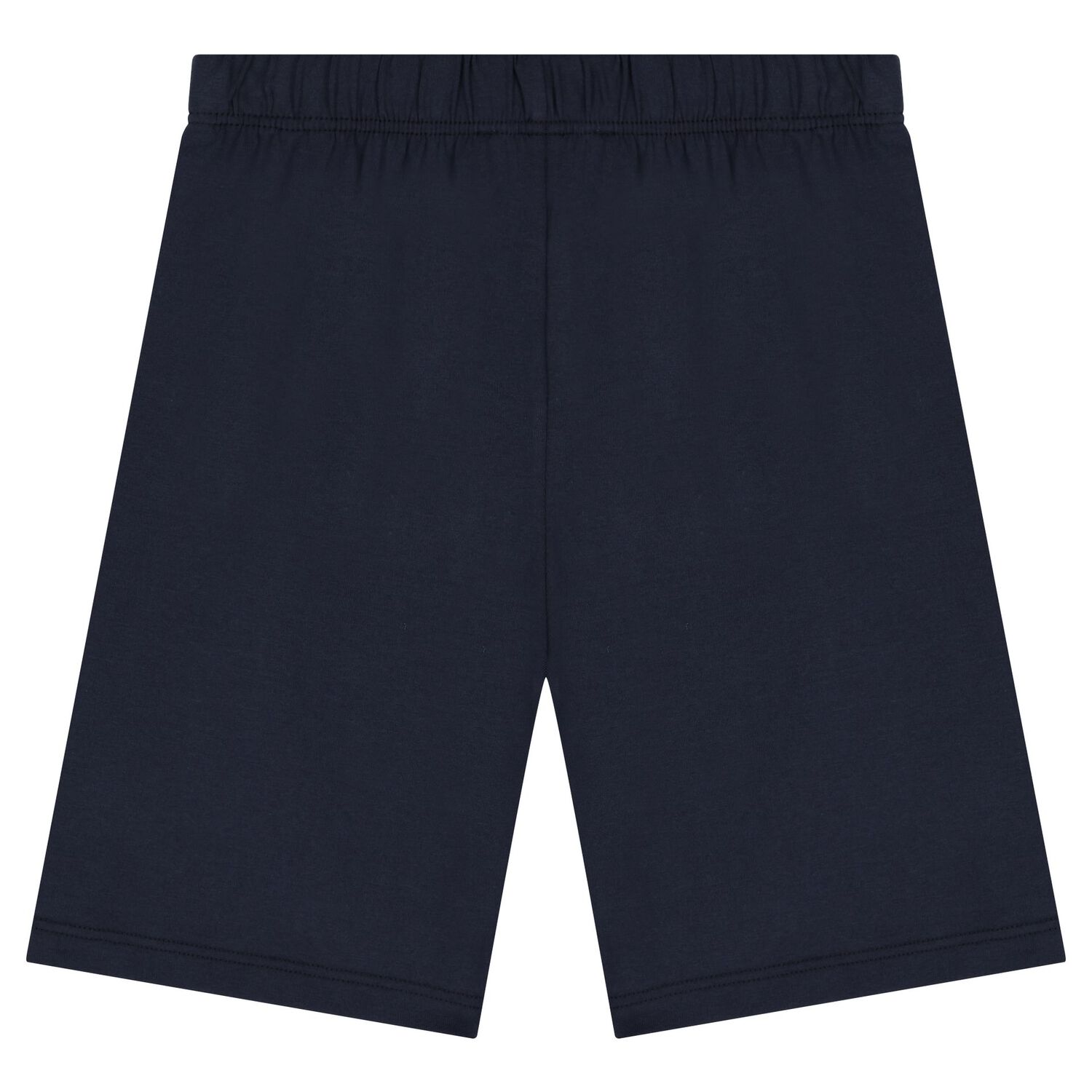 Boys White & Navy Blue Shorts Set, 1, hi-res
