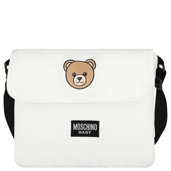 Ivory Teddy Bear Baby Changing Bag