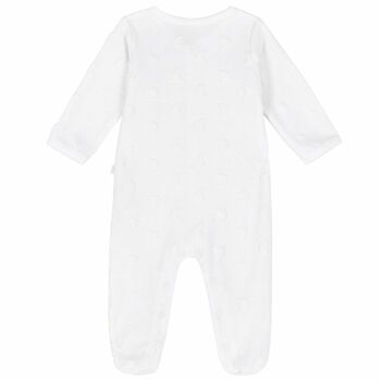White Moon Babygrow