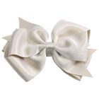 Girls Gold Bow Hairclip, 4, hi-res