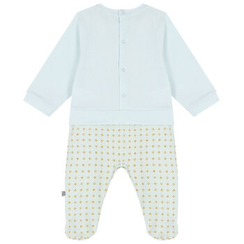 Blue & Gold Logo Babygrow