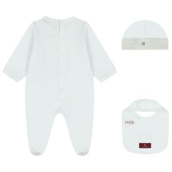 Baby Boys Blue & Gold Logo Babygrow Gift Set 