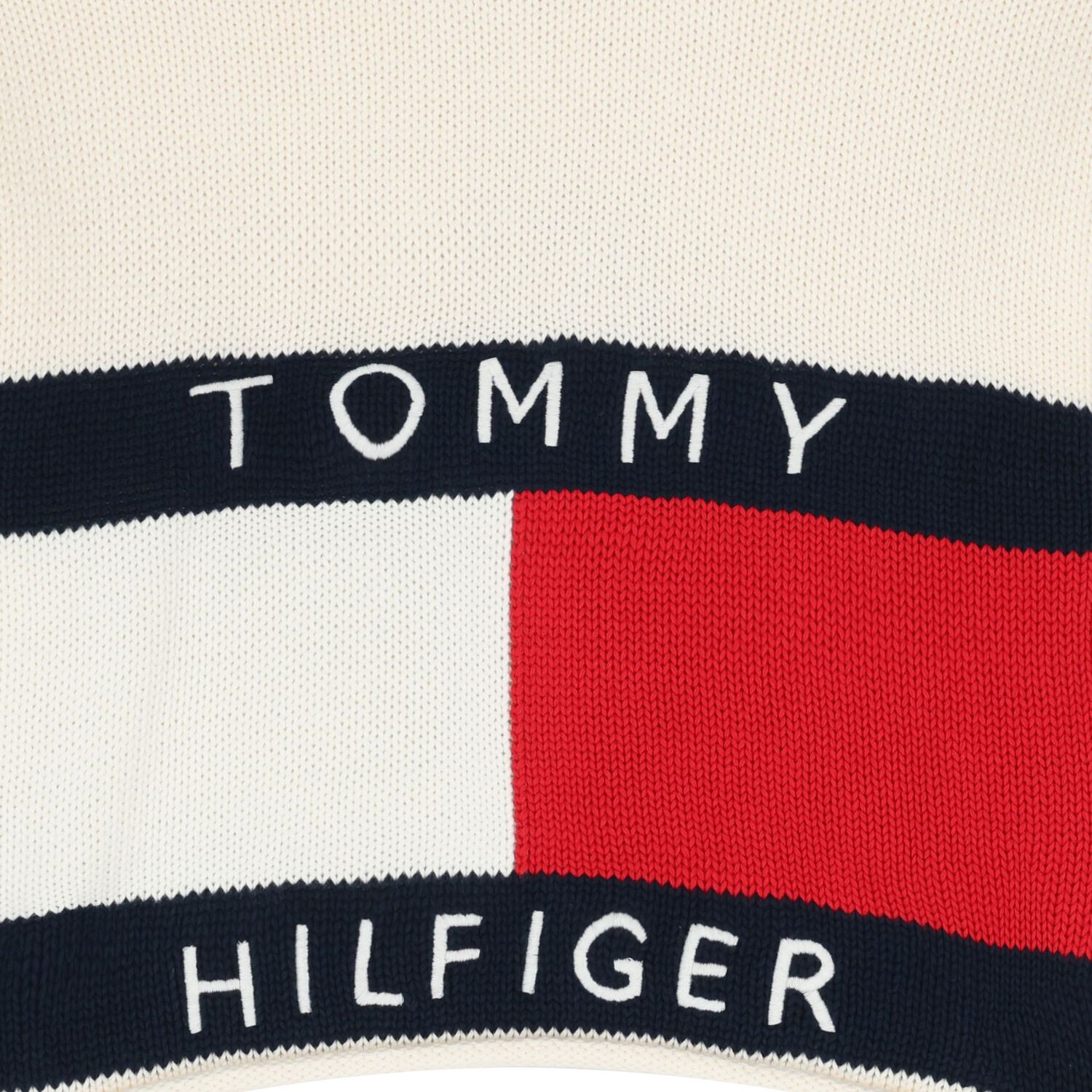 ستره محبوكه للبنات بالشعار باللون العاجى , 2, hi-res