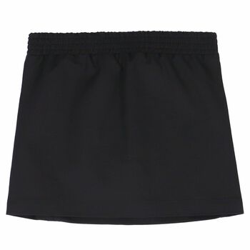 Girls Black Embellished Skirt