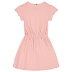 Girls Pink Logo Dress, 1, hi-res
