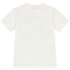 Boys Ivory Football T-Shirt, 2, hi-res