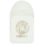 مدس بالشعار باللون العاجي والذهبي , 1, hi-res